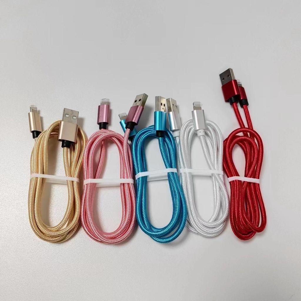 3м Кабель для зарядки из чистой меди с нейлоновой оплеткой для Apple, Android, Type-C, Honor, Huawei