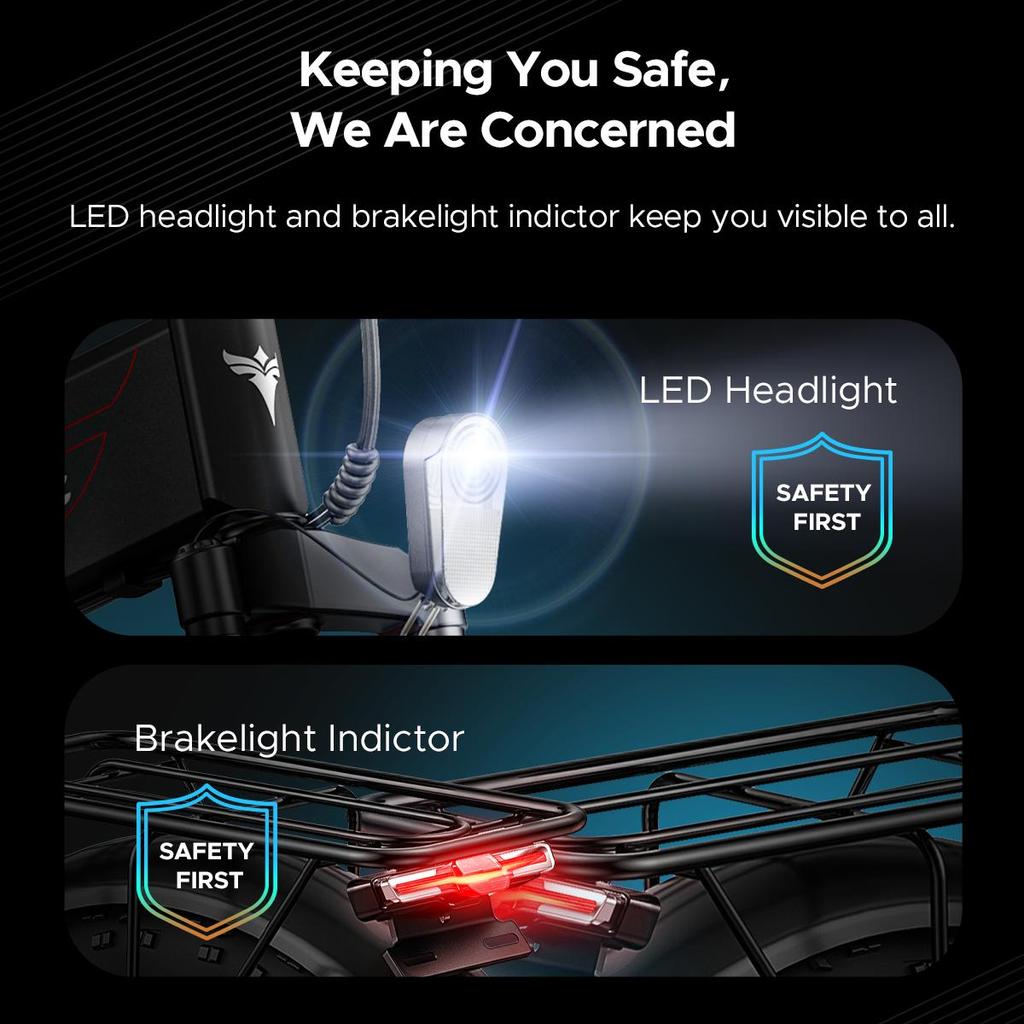 Складной электровелосипед ENGWE EP-2 Pro, двигатель мощностью 250 Вт, аккумулятор 48 В 13 А·ч, максимальная скорость 25 км/ч, запас хода 40/120 км — идеальный вариант для городских поездок и приключенческих поездок!