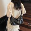 Soft Leather Large-capacity Tote Bag Women's New Simple Trendy Underarm Bag Commuter Shoulder Messenger Bag