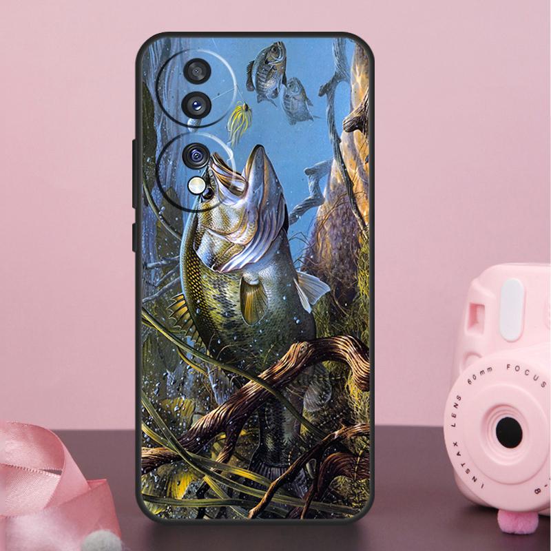 Рыбалка на басса Озеро Рыбак Чехол Для Honor 400 200 Pro 50 70 90 X9a X9b X9c X9d X8b X8c Win Magic 8 Pro 5 6 7 Lite Чехол