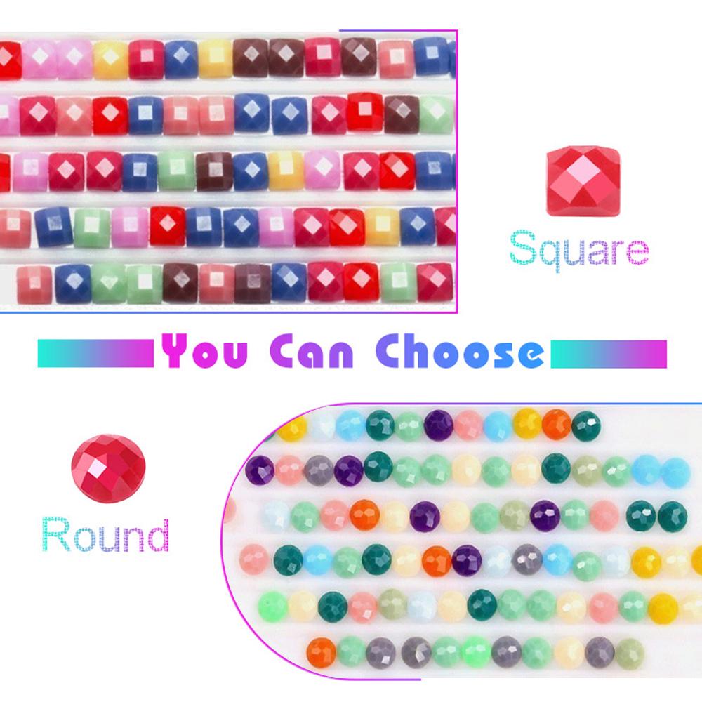 Full Round/Square 5D Diy Diamond Painting Terrible Death Embroidery Full Lay Cross Stitch Kits Home Decor Handmade Gift