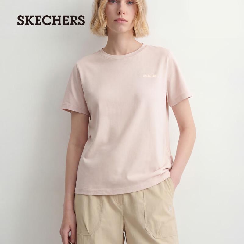 Skechers Женская футболка с коротким рукавом, отводящая влагу L226W101