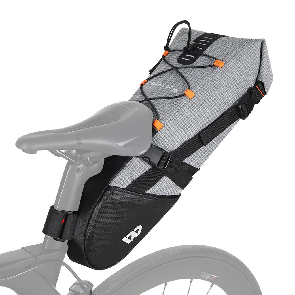 Waterproof Bike Saddle Bag 10L Bicycle Seat Bag Road Mountain Bike Tail Bag Bicycle Bag Pannier