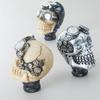 Universal Skull Head Gear Lever Gear Shifts Knob Skeleton Shape Gear Shift Knob Manual Transmission LED Light Gear Shifts Knob