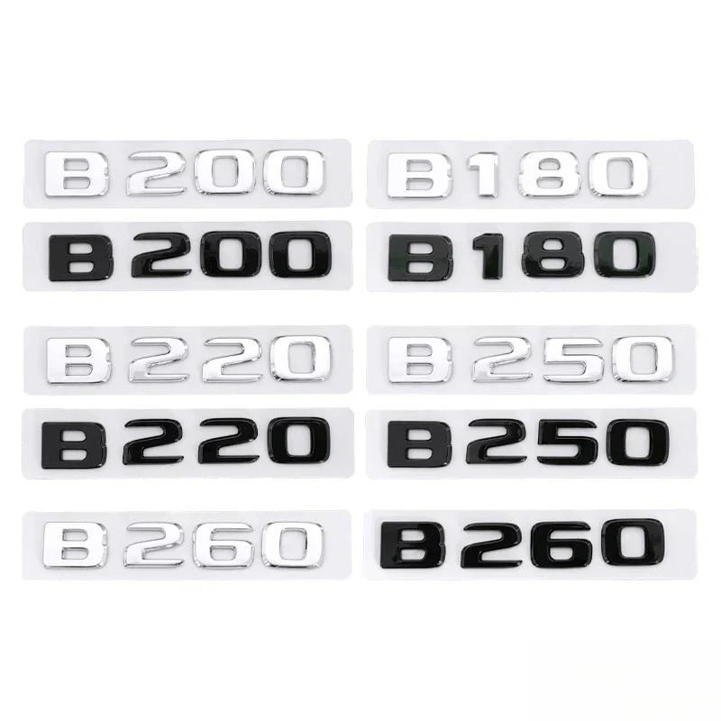 ABS Modified Car Fender Side Sticker Badge Rear Tail Emblem for Mercedes Benz B180 B200 B220 B250 B260 Styling Accessories XH4