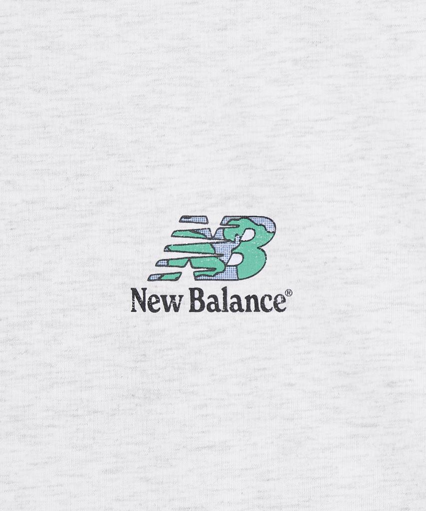 New Balance Nbneg21513 / Uni Nb Friends Футболка с коротким рукавом с графическим принтом Земля (Светло-серый)