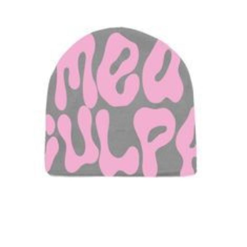 Зимняя теплая жаккардовая вязаная шерстяная шапка с надписью Y2K, модный пуловер для мужчин и женщин