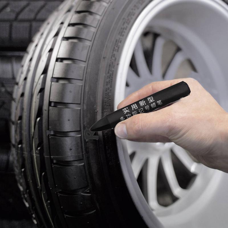 Маркер-карандаш для шин, водостойкий, маслостойкий, переносной маркер, мелки для маркировки, легкий мелок для маркировки повреждений шин