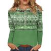Женские топы с воротником на пуговицах Женские блузки Женские повседневные топы с длинным рукавом и V-образным вырезом Модные рубашки с принтом Топы Футболки Пуловеры Топы