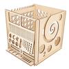 All In One Wooden Yarn Bowl Knitting Bowl Multi Purpose Yarn Ball Box for Crocheting DIY Crafts