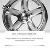Car Paint Safe Cleaner Wheel Rust Remover Spray for Rims, 120ml Metal Iron Particle with Color Reaction,PH Neutral Non-Acid, Restores Shine,
