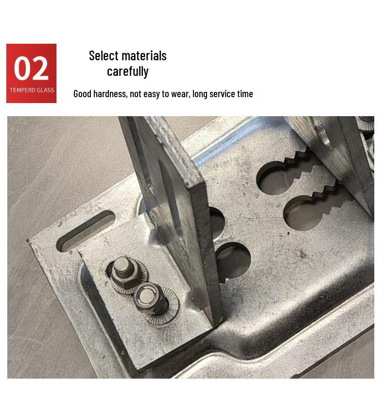 Оцинкованная горячим способом стальная закладная деталь для навесной стены с отверстиями - конструктивный элемент мостовой опоры