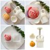 3D Pomegranate Shaped Mold Convenient Hand Pressed Mold for Chinese Pastry Biscuits Dessert Mould for Baking Enthusiasts