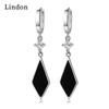 Lindon Copper Alloy Zircon Earrings Drop Earrings For Women Wedding Party Gifts