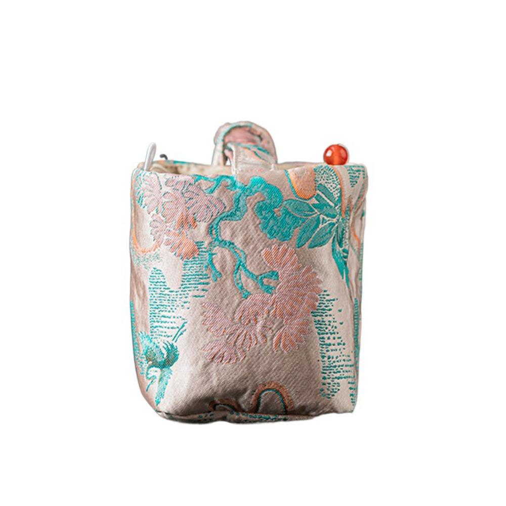 Сумка для хранения парчовая сумка для хранения в китайском стиле вышитая сумочка чайная чашка тканевый мешочек для женщин/девочек