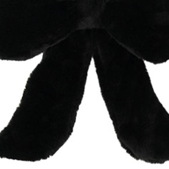 Плюшевая подушка-бант для подголовника автомобиля, подушка для поясничной поддержки, мягкая удобная подушка для талии, эластичные ленты, подушка для спинки автокресла