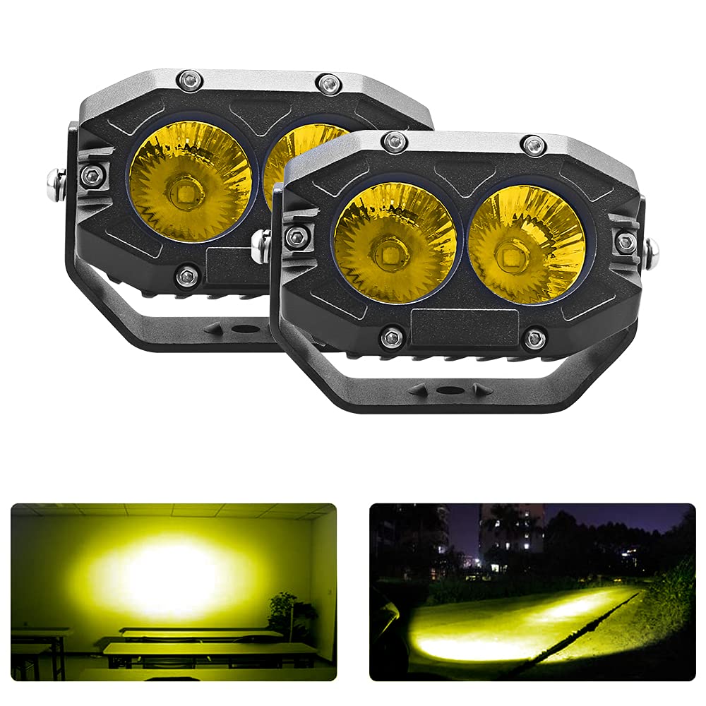 Светодиодные противотуманные фары для работы CREE высоко совместимые с простыми для для совместимые с различными работами набор из 2 мотоциклов, 40 Вт, свет, узкоугольные, GREENBEAN,