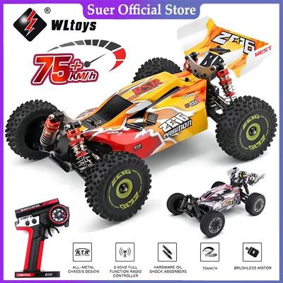 WLtoys 144010 75 км/ч 2,4 ГГц Радиоуправляемая машина Бесколлекторная 4WD Электрическая Высокоскоростная Внедорожная Пульт Дистанционного Управления Дрифт Игрушки для Детей Гонки