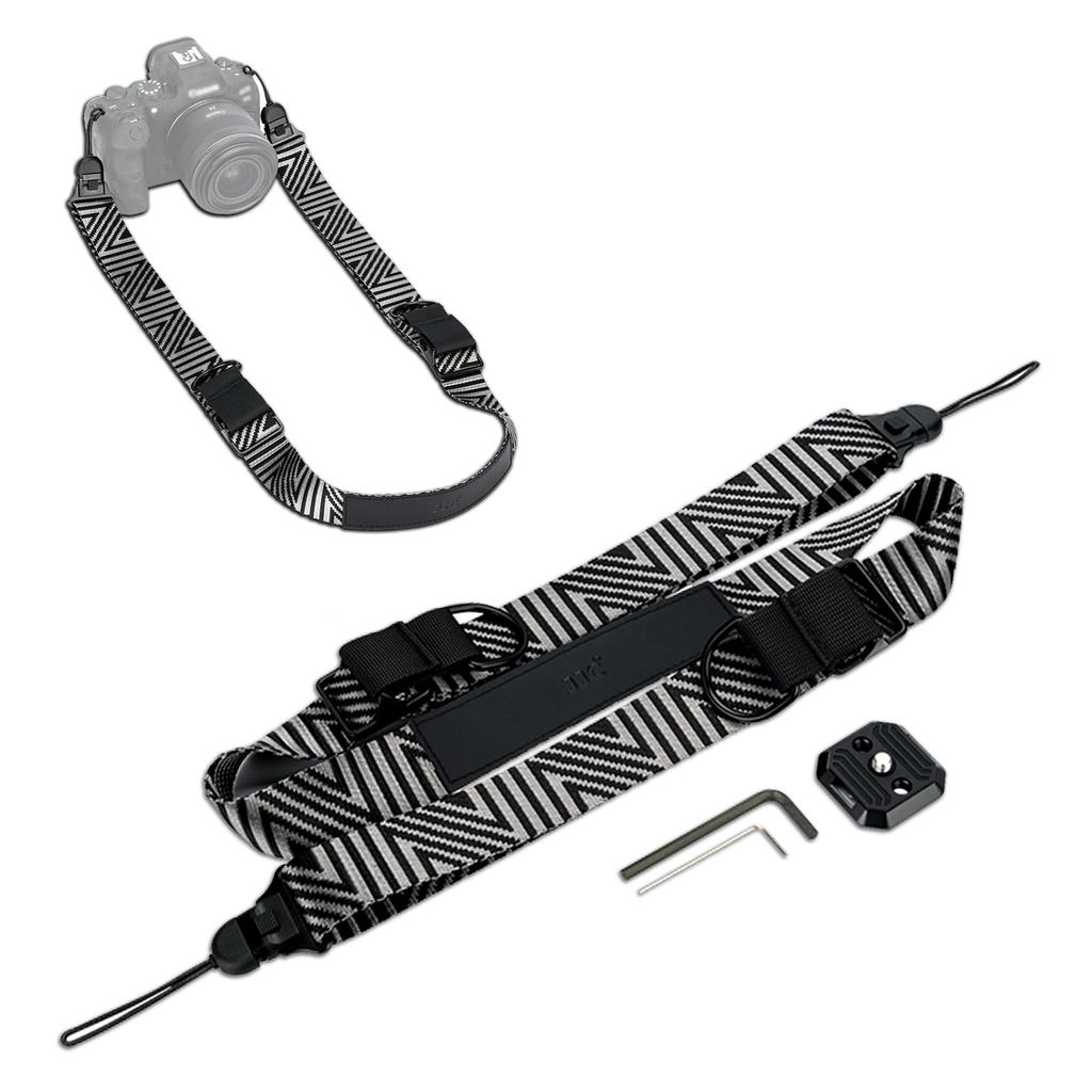 JJC Camera Neck Strap with Adjustable Strap for Drop Compatible with Leica Q3 Sony Panasonic Nikon COOLPIX Z50 Z6 Canon EOS R R6 Mark and R10