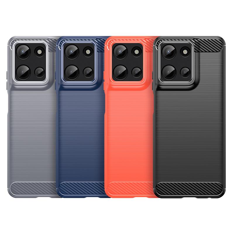 Для Чехол Motorola Moto G 5G 2025 Чехол Moto G 5G 2025 Capas Бампер для телефона Ударопрочный ТПУ Мягкий Углеродное волокно Fundas Moto G 5G 2025