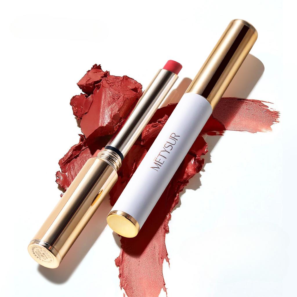 Зеркальная стойкая помада, увлажняющая, пухлая, яркая помада, которую нелегко размазать.