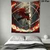 Malenia Blade Wall Hanging Printed Fabric Blanket Decorative Tapestries for Bedroom Living Room Home Decor