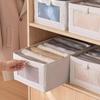 Foldable Cotton Linen Storage Box - Large Capacity Drawer Organizer for Clothes