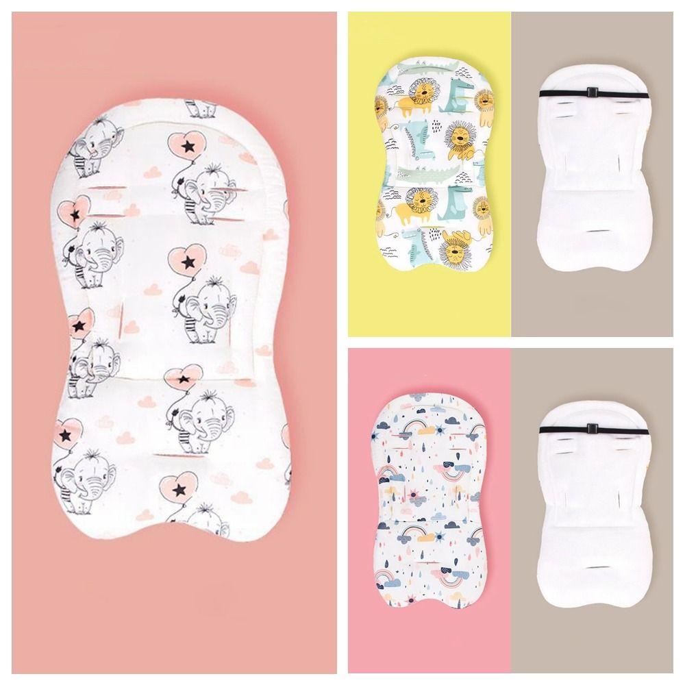 Soft Baby Stroller Cushion Cartoon Printed Dining Chair Cotton Pad High Chair Trolley