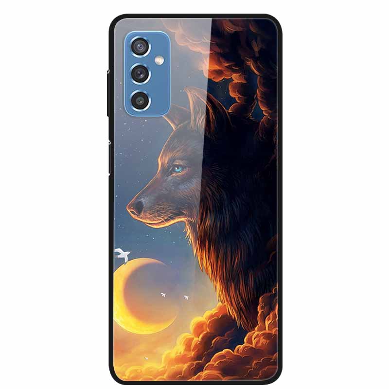 Для Samsung M52 5G Чехлы M23 5G M51 M02s Закаленное Стекло Жесткая Задняя Крышка Для Samsung Galaxy M23 5G Чехол для Телефона Fundas Capa M 52 5G
