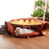 Foldable Cat Tunnel Bed with Crinkly Paper: Perfect Toy for Indoor Cats To Play and Exercise