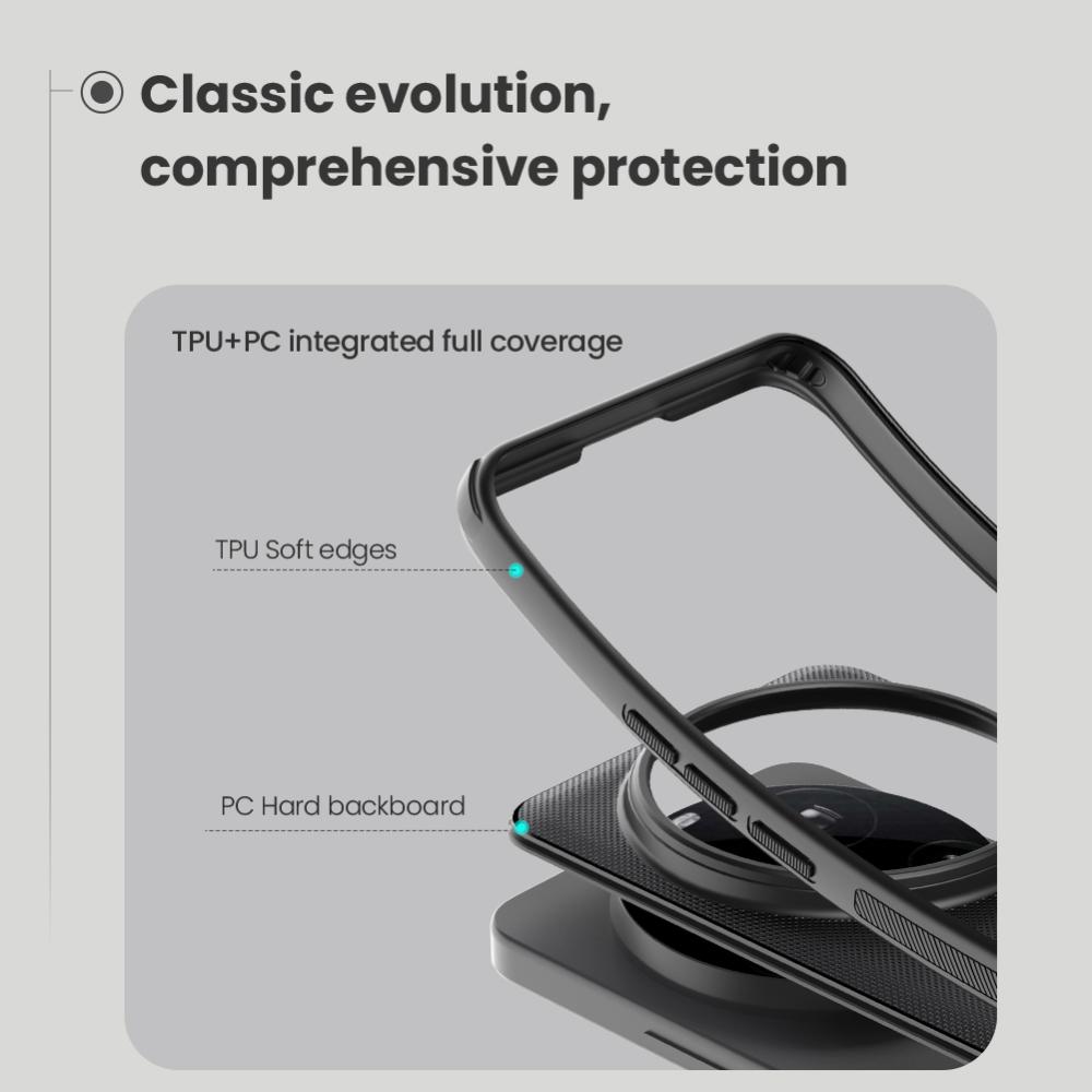 Для Xiaomi MI 15 Ultra чехол для телефона Nillkin Super Frosted Shield Pro Hard PC+TPU Shell противоударный чехол-накладка