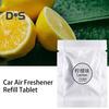 10Pcs PE Car Aromatherapy Tablets Refresh Your Ride with Customizable Fragrances Easy Install Scratch Free for All Car Models