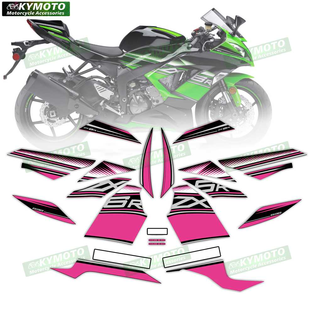 Для ZX-6R ZX6R 636 2013 2014 2015 2016 2017 2018 аксессуары для мотоцикла обтекатель светоотражающие наклейки полный комплект для автомобиля декорация