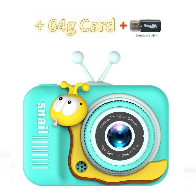 Детская камера Цифровая камера 20 МП Камера для детей Селфи 4-кратный цифровой зум 2,0-дюймовый экран Двойные линзы