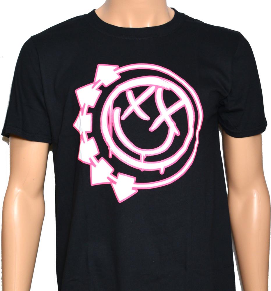 Blink 182 Six Arrow Smiley Новый Официально Лицензированный Футболка Унисекс