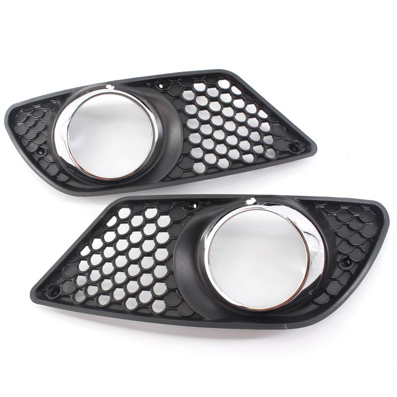 2008-2010 Mercedes-Benz C-Class W204 Honeycomb Fog Light Bezels & Grille Modification