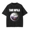 Ограниченная серия Стильная винтажная футболка с принтом рок-группы Tame Impala Deadbeat Унисекс Женская Повседневная Оверсайз Футболки Унисекс Ретро Уличная одежда
