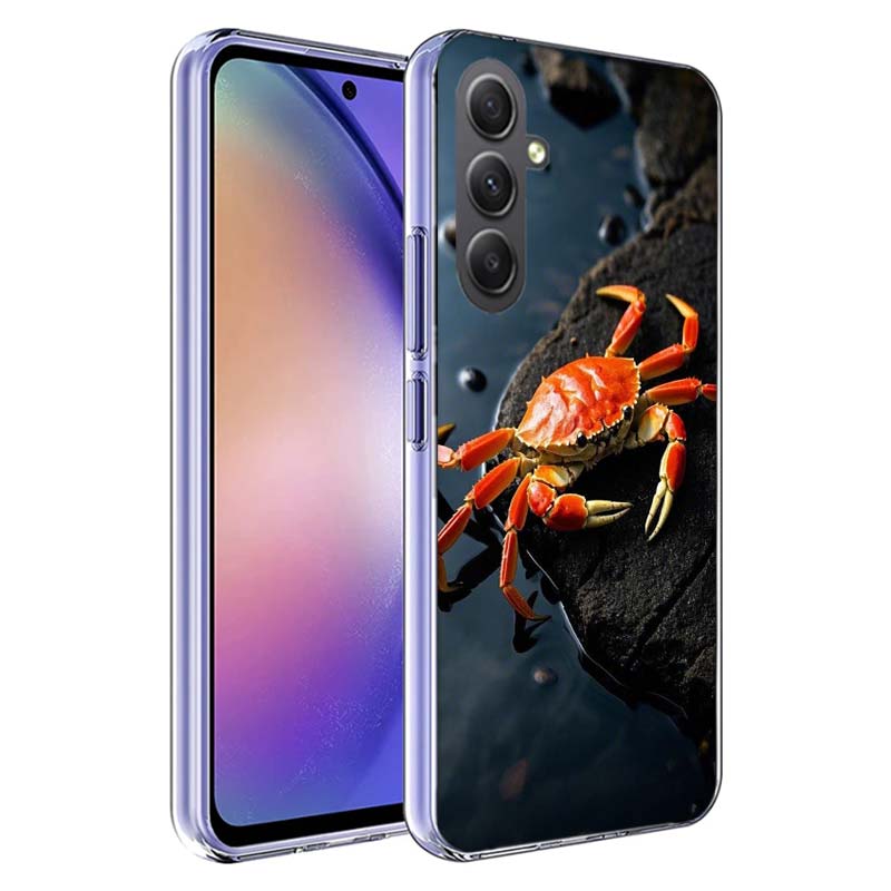 Unique Animal Crab Phone Case for Samsung A17 A37 A57 A07 A16 A26 A36 A56 A06 A02S A12 A22 A32 A52S A04S A14 A24 A34 A54 A03 A13