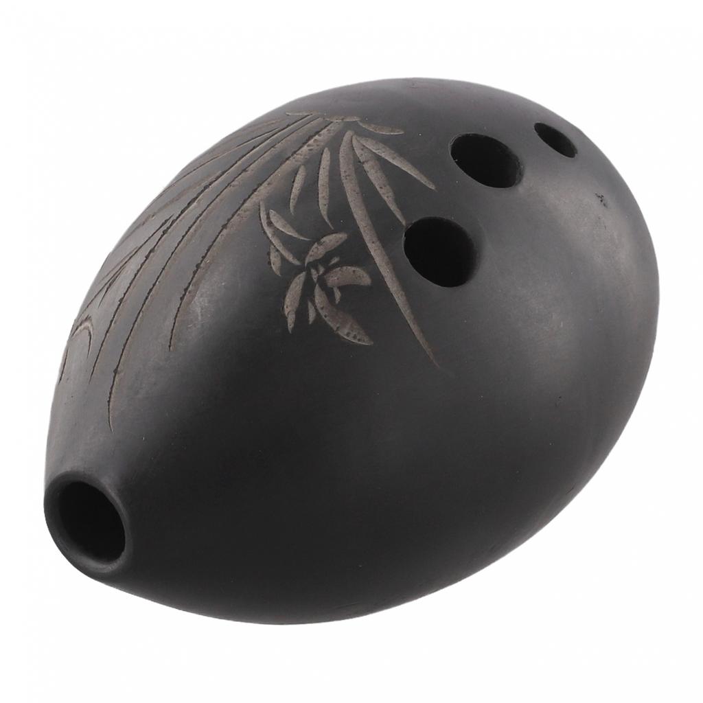 1pc Ocarina Pottery Xun 8 Hole 9x6x6cm Carton Packaging
