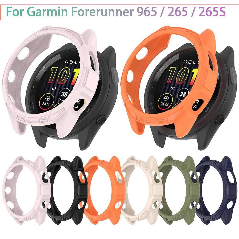 Защитный чехол для Garmin Forerunner 965 /265 /265S, мягкий силиконовый, ударопрочный корпус-защита для умных часов