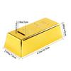 Gold Bullion Bar Bullion Prop Simulation Gold Brick Coin Case Saving Money Box Coin Bank Piggy Bank