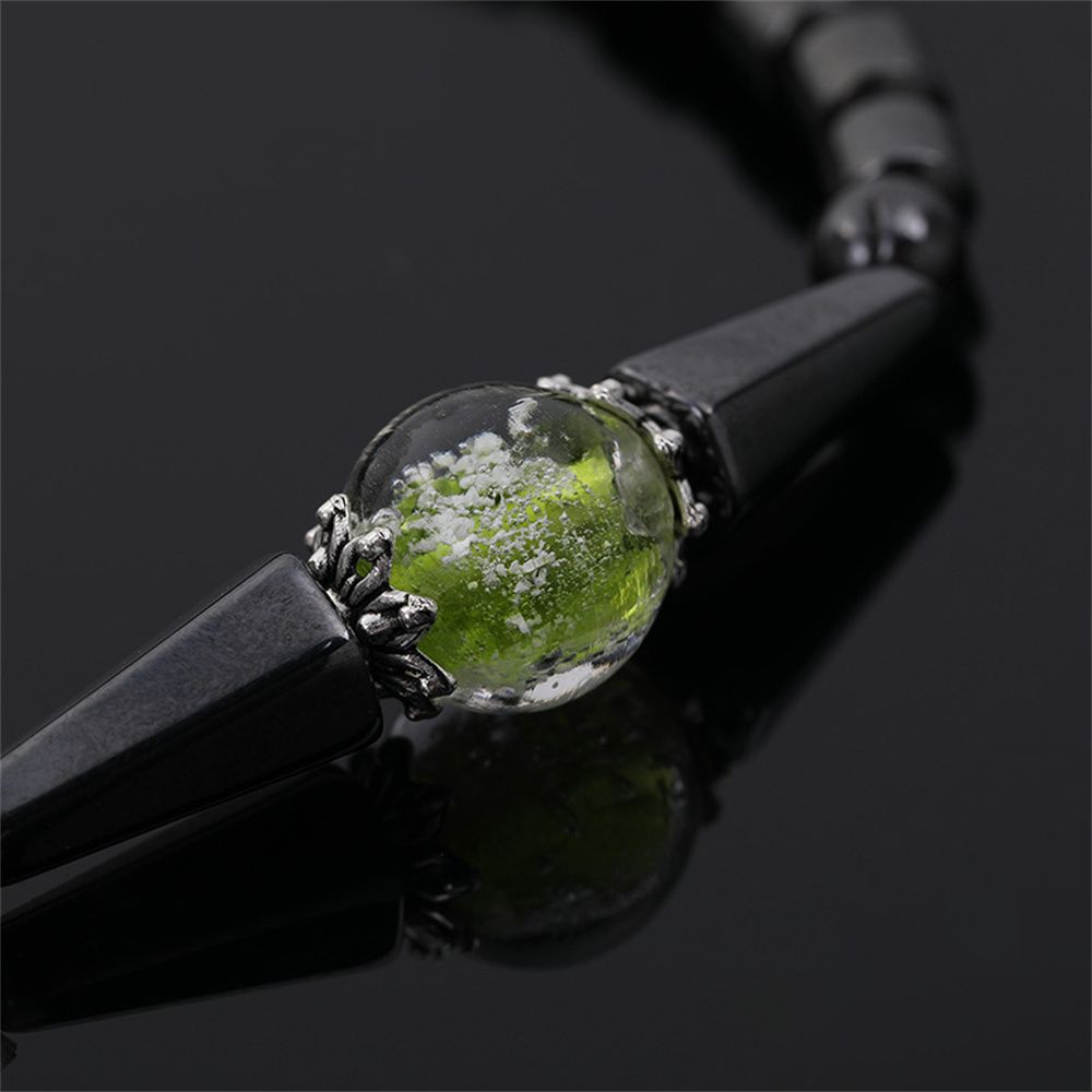 Ювелирные изделия, лечебные бусины для похудения, магнитный браслет, браслет для похудения, гематитовый ножной браслет