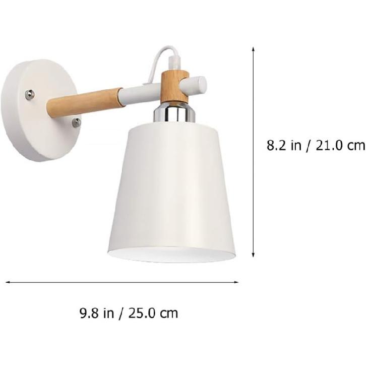 Uonlytech Светодиодный настенный светильник Настенный бра Простой ночник для дома, спальни, отеля, ресторана (Без лампы)