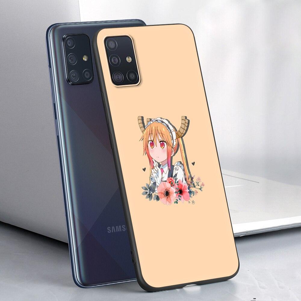Чехол для телефона Miss Kobayashis Dragon Maid с аниме для Samsung Galaxy A51 A71 A21S A12 A11 A31 A52 A41 A32 5G A72 A02S, силиконовый чехол