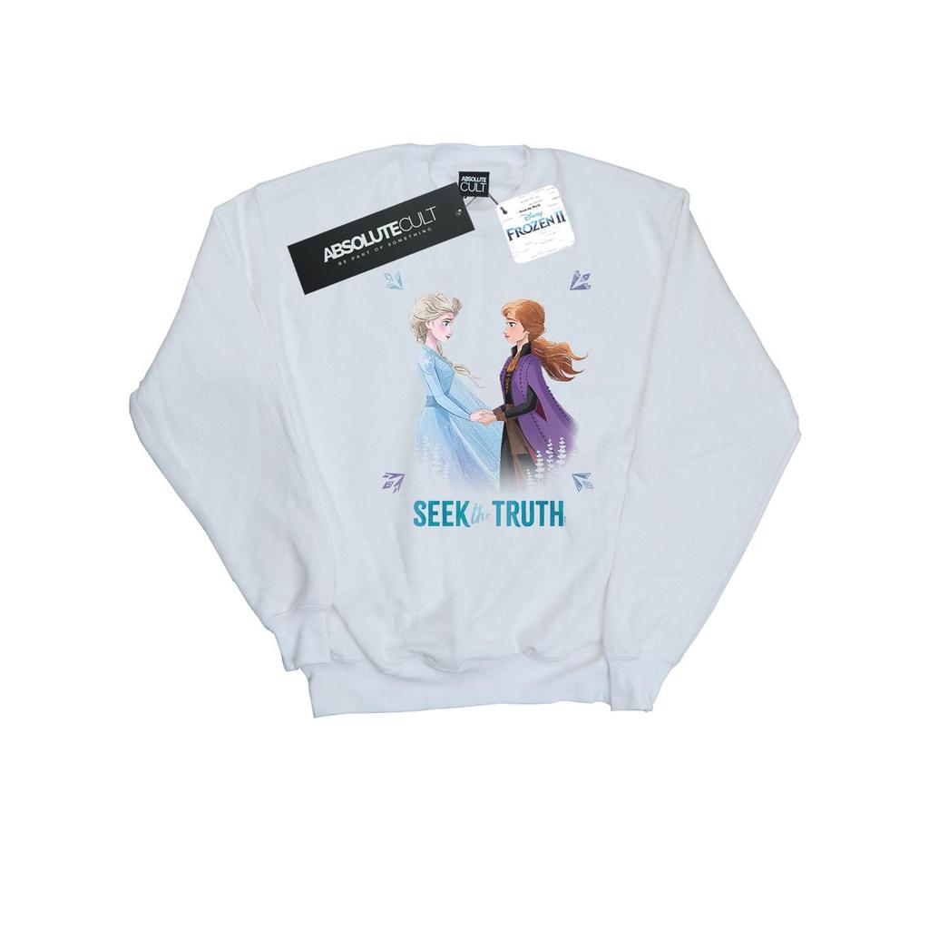 Disney Mens Frozen 2 Elsa And Anna Seek The Truth Sweatshirt