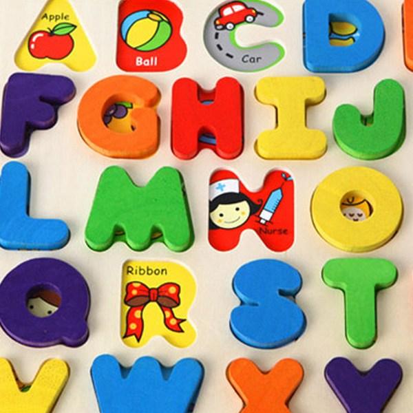 Трехмерный пазл Todoribro Alphabet Woodentoy-B, 1, 26 деталей, Лучший пазл для малышей в Корее