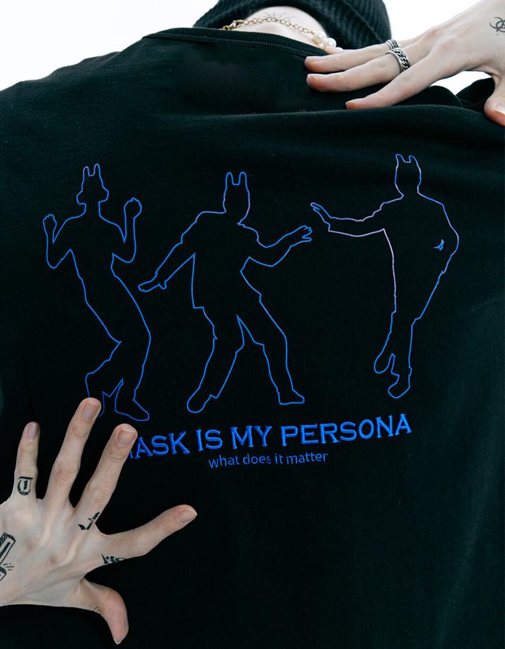 OURPOCKETS Футболка Grid Dance Persona (З Черный)