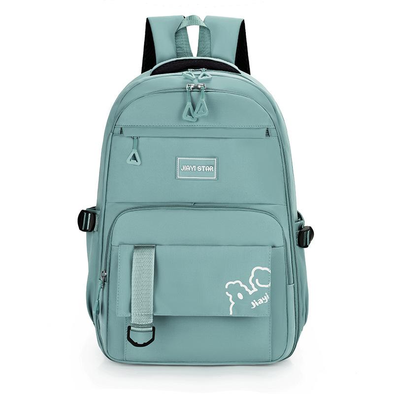 Однотонный рюкзак для школьников, рюкзак для девочек, большой емкости