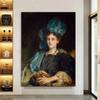 Современный постер, винтажные художественные принты, картина маслом, портрет мисс Кэтрин Элизабет Льюис, художественная картина на холсте, украшение для дома