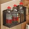 No-Drill Hair Dryer Storage Rack Wall Mounted Plastic Wrap Holder  Kitchen